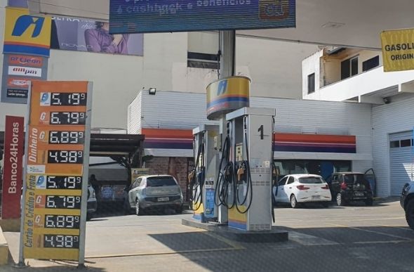 Posto de combustível de Passos vende gasolina a R$ 6,79. Foto: Divulgação
