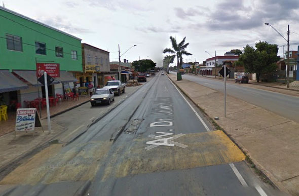 O crime aconteceu na Avenida Doutor Júlio César, em Paraopeba./ Foto: Street View/Reprodução