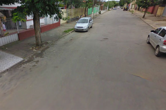 Rua Santa Catarina, no Bairro Boa Vista - Imagem: Google Street View
