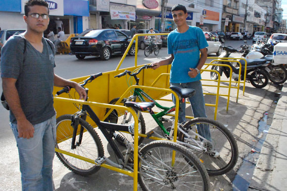 Ciclistas aprovaram equipamento / Foto: Marcelo Paiva