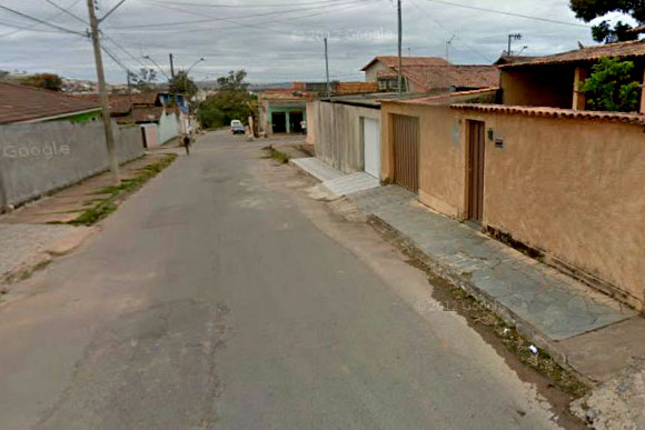 Crime aconteceu na rua Genciana no bairro Carmo / Foto: goglestreetview