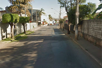 Arrombamento e roubo foram registrados na rua Cachoeira da Prata / Foto:Googlestreetview