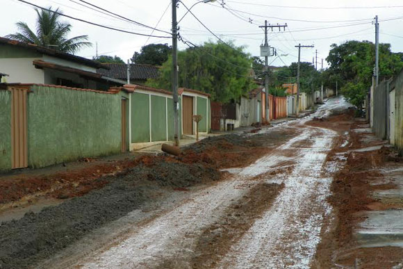 Rua Santa Cruz após obras do SAAE / Foto: Divulgação
