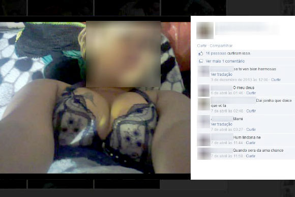 Fotos sensuais eram feitas na cadeia e postadas em rede social / Foto: Reprodução G1