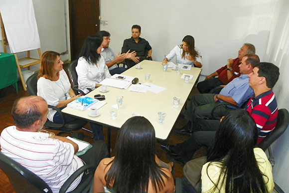 Reunião da elaboração do Plano Municipal de Saneamento Básico / Fonte: Divulgação