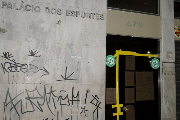 Sede da FMF foi lacrada por decisão judicial / Foto: Marco Antônio Astoni