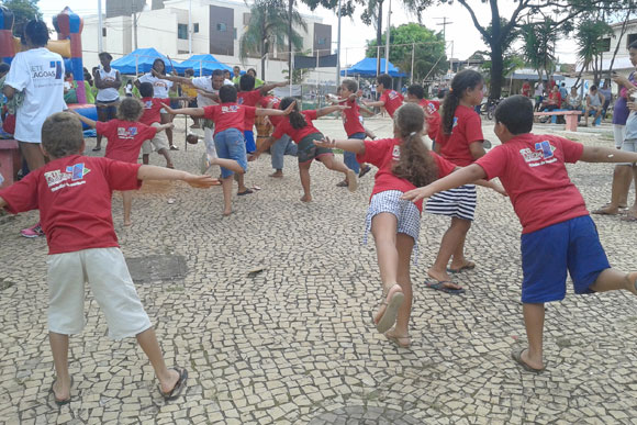 Atividades do festival no bairro Progresso / Foto: Marcelo Paiva 