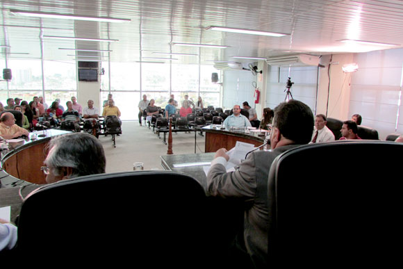 Discussão sobre a piscicultura aconteceu no plenário da Câmara / Foto: Divulgação