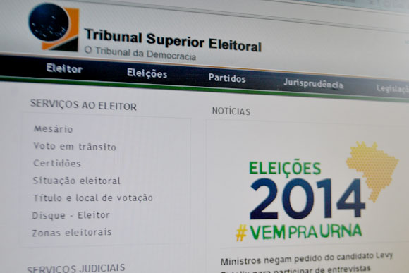 Informações sobre candidatos estão no site do TSE / Foto: Marcelo Paiva