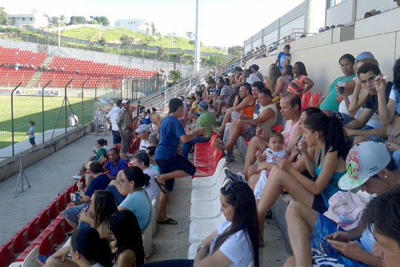 Jogo contra o Boa Esporte foi o que registrou o menor público do Minas, 357 torcedores pagantes / Foto: Marcelo Paiva