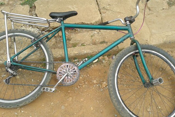 Bicicleta que Deiró roubou e trocou por crack / Foto: Divulgação