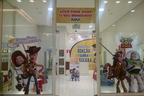 Arrecadação dos brinquedos no Shopping Sete Lagoas / Foto: Divulgação