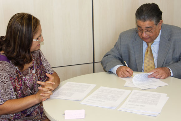 Marcio Reinaldo esteve em Brasília para assinar contratos / Foto: Divulgação