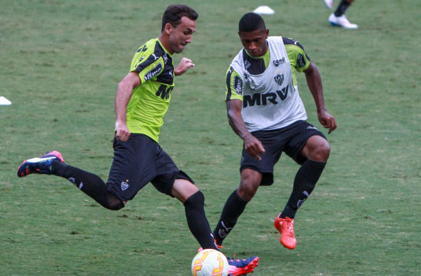 Thiago Ribeiro já treinou com o grupo e torce pelo Galo na Libertadores/Foto: Bruno Cantini/Atlético