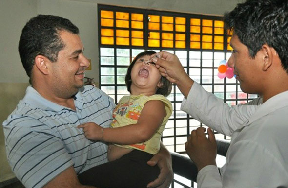 Campanha de vacinação contra poliomielite tem início neste sábado (15) / Foto: Divulgação / Conesulnews