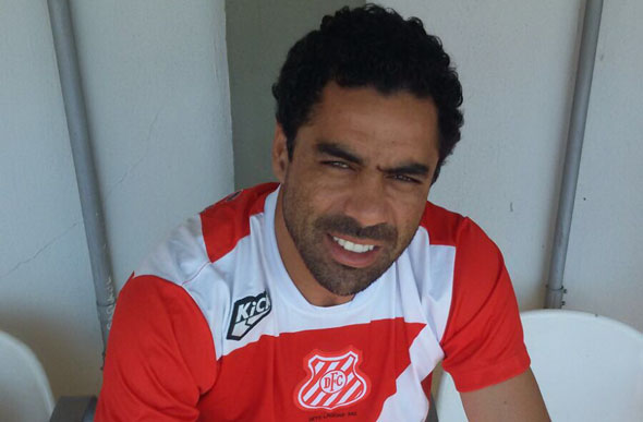 Jogador André Dias já atuou em grandes times ( Cruzeiro, Botafogo, Vasco e Santos) / Foto: Ascom Democrata