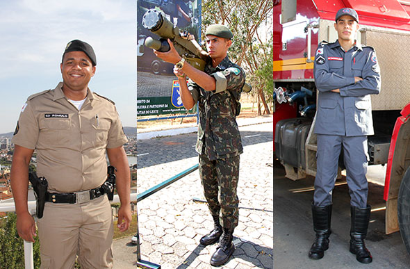 Militares escolhidos para representar cada instituição de Sete Lagoas/Foto: Alan Junio