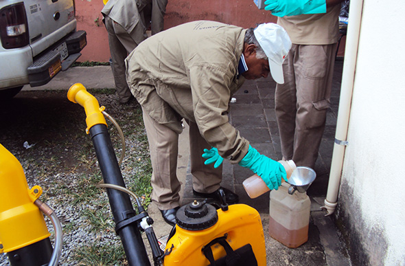 Agentes trabalhando no combate a dengue/chikungunya / Foto: Divulgação