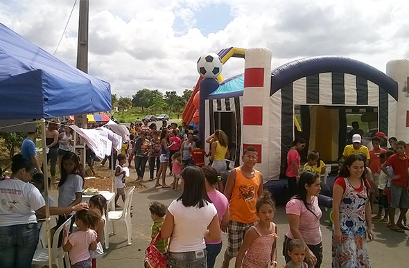 A comunidade se fez presente na Caravana do Lazer realizada no Bairro Bela Vista I / Foto: Divulgação