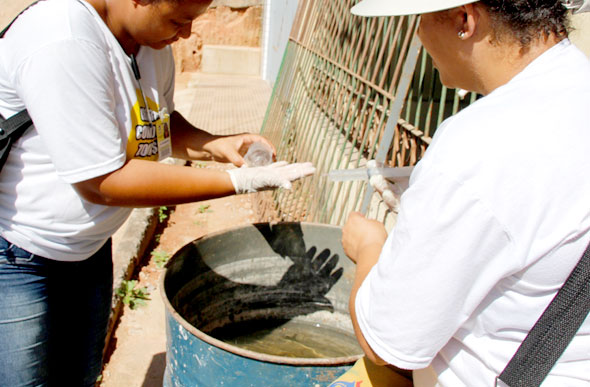 Tambores estão entre os criadouros mais encontrados na cidade / Foto ilustrativa: Prefeitura de Ipatinga