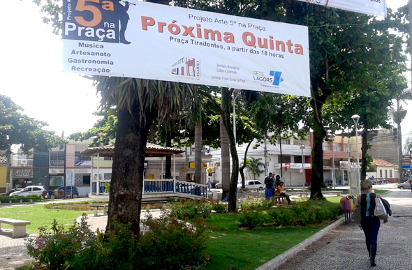 Projeto acontece na próxima quinta-feira, na Praça Tiradentes / Foto: Marcelo Paiva 