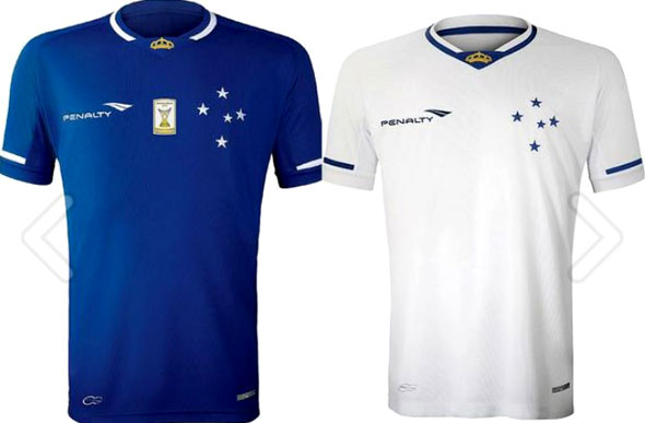 Novas camisas de jogo do Cruzeiro para 2015 / Foto: Divulgação
