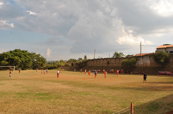 Campo de treino no Recanto do Jacaré / Foto: Naiara Barbosa
