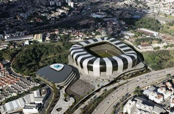 Esboço do futuro estádio do Atlético Mineiro / Foto: Divulgação