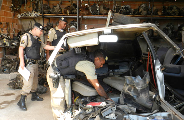 Polícia realiza operação em lojas de peças de Minas Gerais - Foto: Fatos de Minas