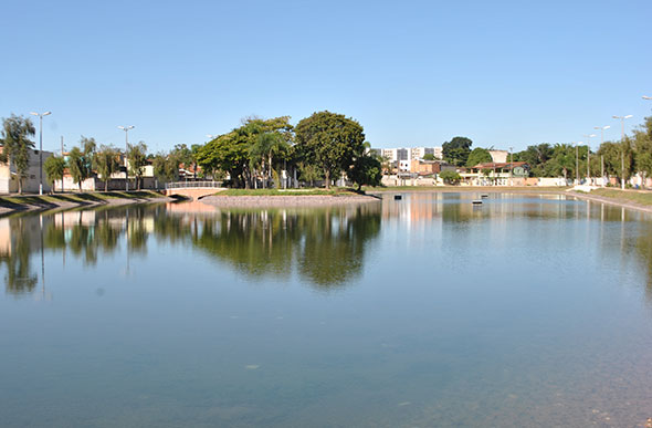 Lagoa da Catarina - 2015. Quase toda revitalizada / Foto: Naiara Barbosa