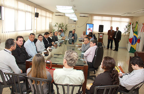 Reunião da CIM no gabinete do prefeito de Sete Lagoas Marcio Reinaldo / Foto: Divulgação