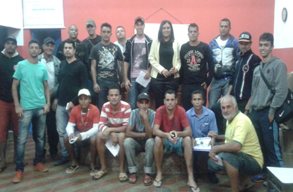 A direção da Liga Eclética se reuniu com vários dirigentes / Foto: Divulgação 