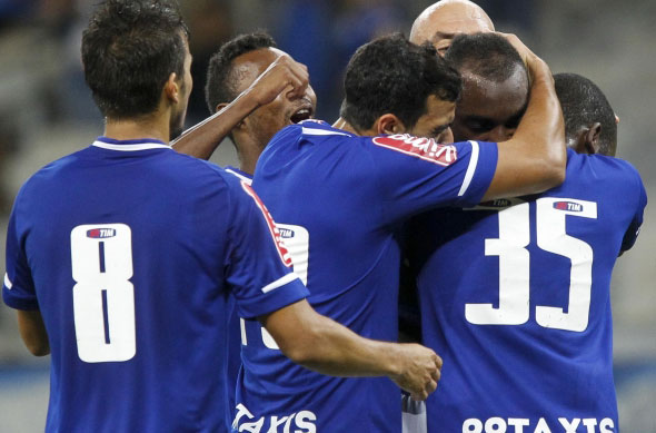 Manoel marca de cabeça na primeira vitória do Cruzeiro no Brasileiro/Foto: Divulgação