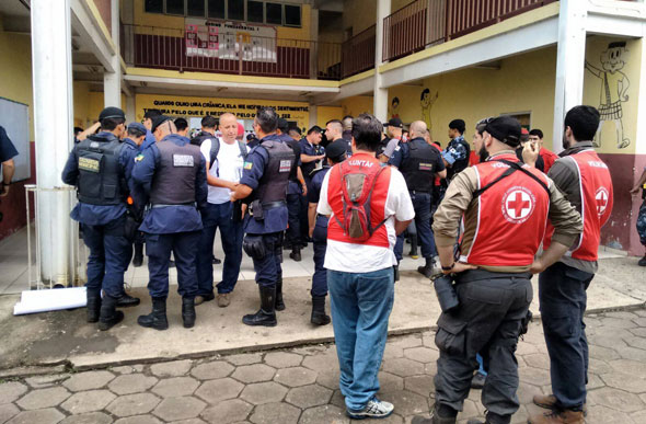Guarda Civil Municipal participa do resgate às vítimas do desastre em Mariana/ Foto: divulgação prefeitura