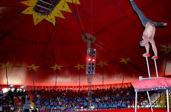 O Circo Maximus fica em Sete Lagoas até o dia 13 de dezembro/ Foto: ATribunadecianorte