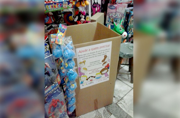 Brinquedos e materiais escolares podem ser doados até o dia 15 de dezembro / Foto: Fundação Solares