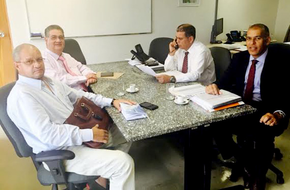 Em Brasília, prefeito participa de reunião no Ministério da Saúde/Foto:Ascom Prefeitura