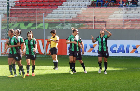 As meninas do Coelho disputaram oito jogos e marcaram 47 gols sofrendo somente três revés / Foto: América Mineiro 