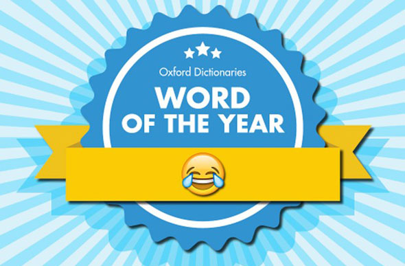 Oxford elege o emoji que representa o 'rosto com lágrimas de alegria' como a 'palavra do ano' de 2015/ Foto: Reprodução/Oxford Dictionaries)