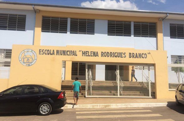 Escola Municipal Helena Rodrigues Branco foi reinaugurada/ Foto: divulgação Padre Décio