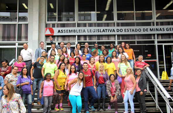 Participantes do Mexa-se na Assembleia Legislativa de Minas Gerais / Foto: Ascom PMSL