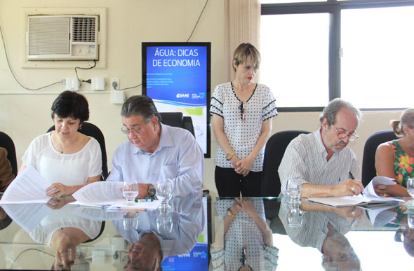 Assinatura do Convênio de Cooperação/ Foto: divulgação prefeitura