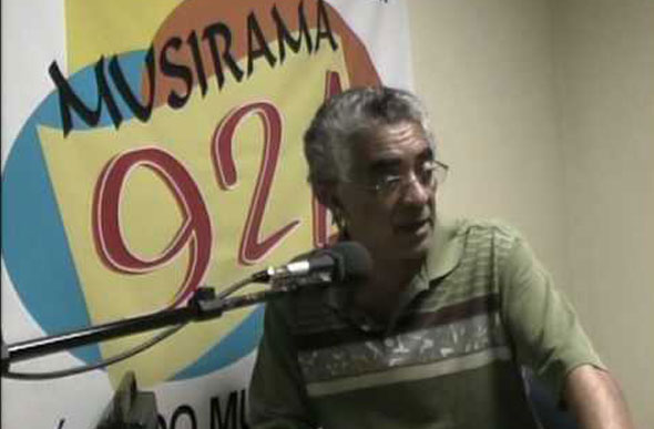 Guará trabalhava na rádio Musirama FM/ Foto: reprodução youtube