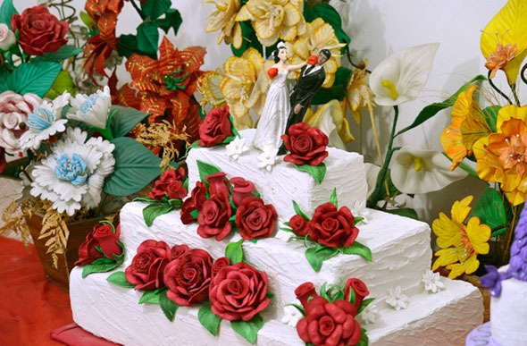 Apliques para bolos de de aniversário / Foto Ilustrativa: florart.com.br