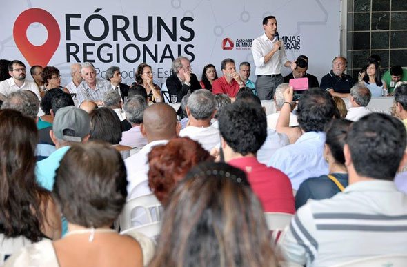 Douglas Melo participou da 2ª Rodada do Fórum Regional do Governo–Território Metropolitano/ Foto: Ascom Douglas Melo