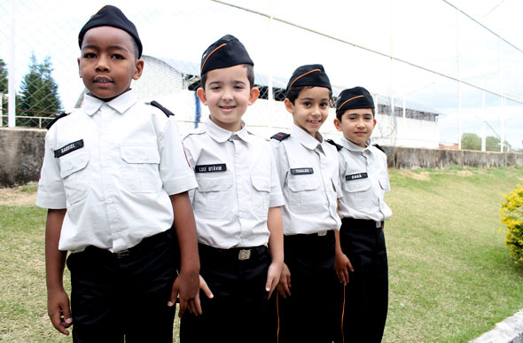 Alunos do Colégio Tiradentes da Polícia Militar de Lavras / Foto: Lavras 24 horas