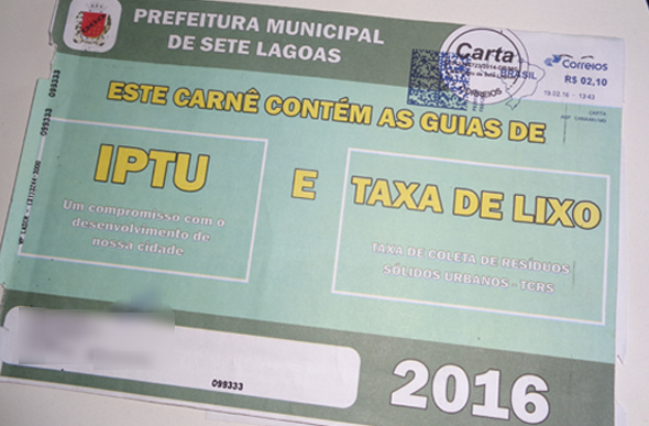 Prefeitura prorroga o prazo, concede desconto e autoriza o parcelamento do IPTU 2016/ Foto: Cristiane Cândido