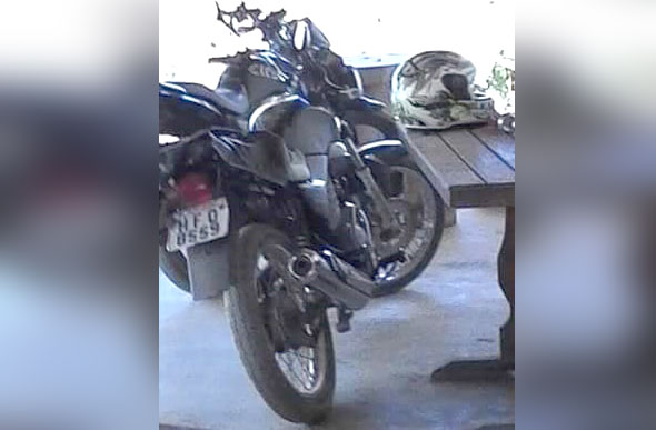 Motocicleta roubada / Foto: arquivo pessoal