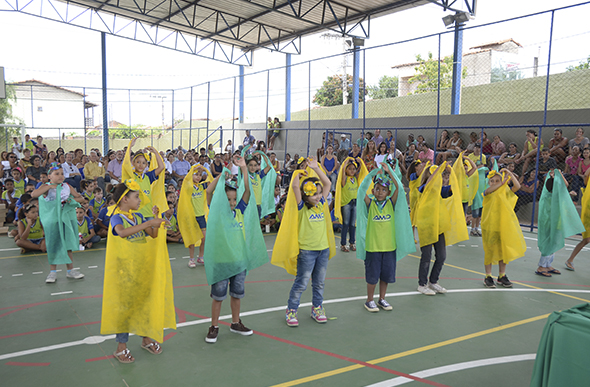 Reforma da Escola Municipal Alípio Maciel de Oliveira é inaugurada/ Foto: divulgação