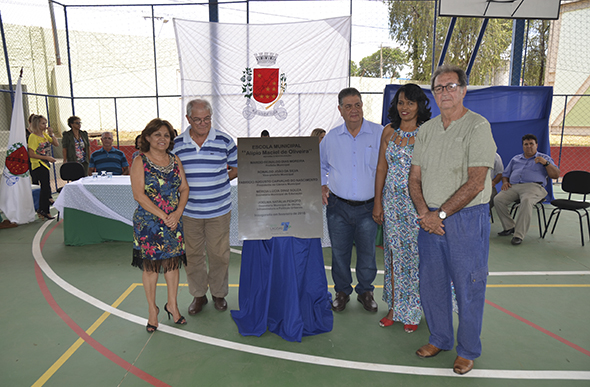 Reforma da Escola Municipal Alípio Maciel de Oliveira é inaugurada/ Foto: divulgação